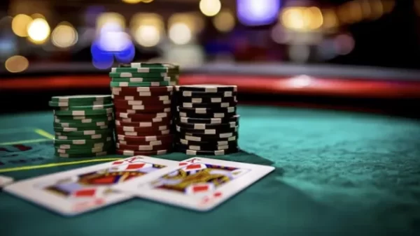 アミューズメントカジノで使用されるポーカーテーブル