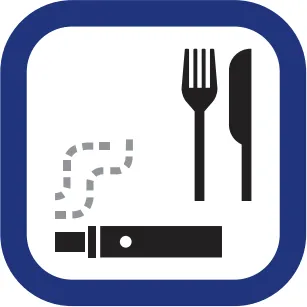 加熱式タバコ専用喫煙室を示すアイコン